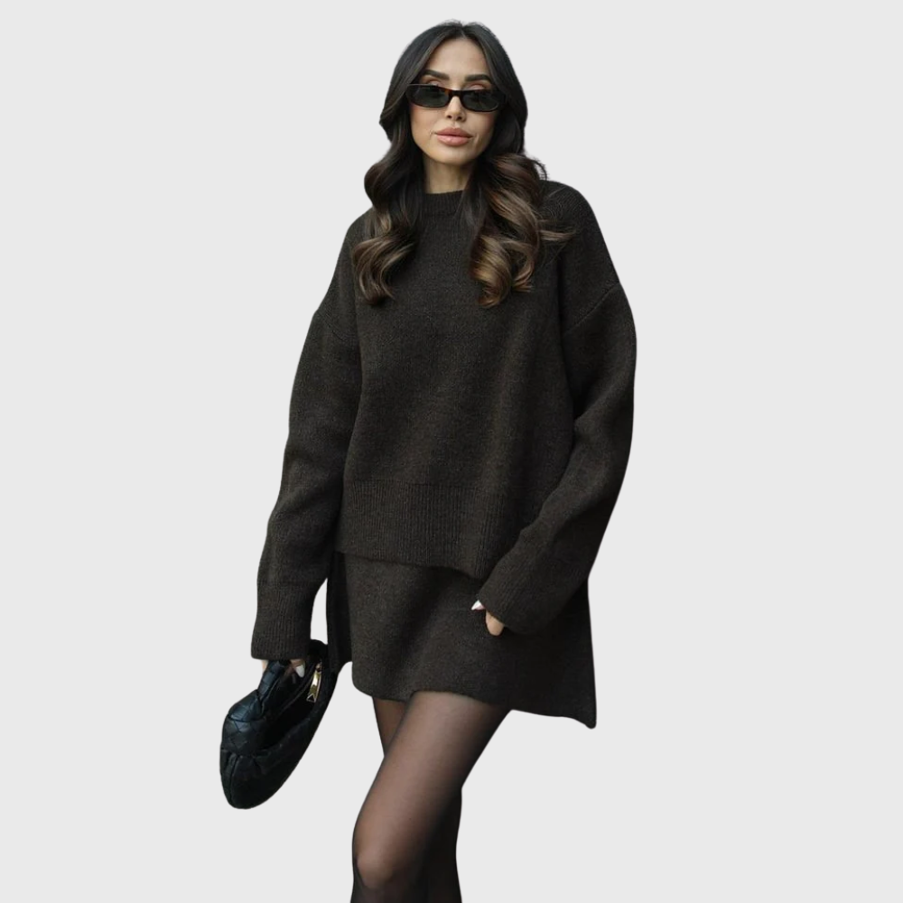 Conjunto de punto acogedor