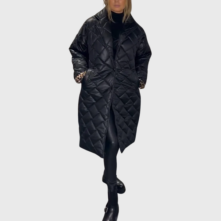Abrigo acolchado reversible