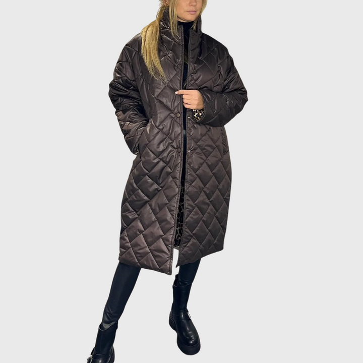 Abrigo acolchado reversible