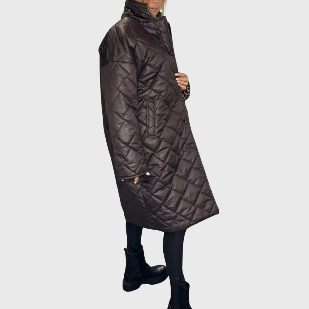 Abrigo acolchado reversible
