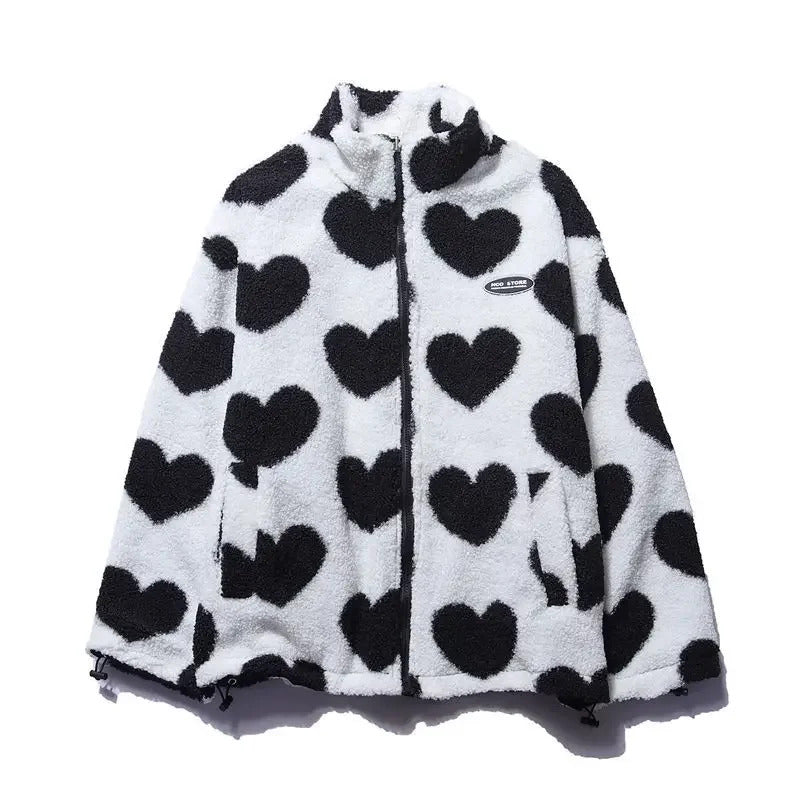 Madison | Chaqueta reversible con corazones