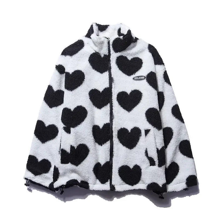 Madison | Chaqueta reversible con corazones