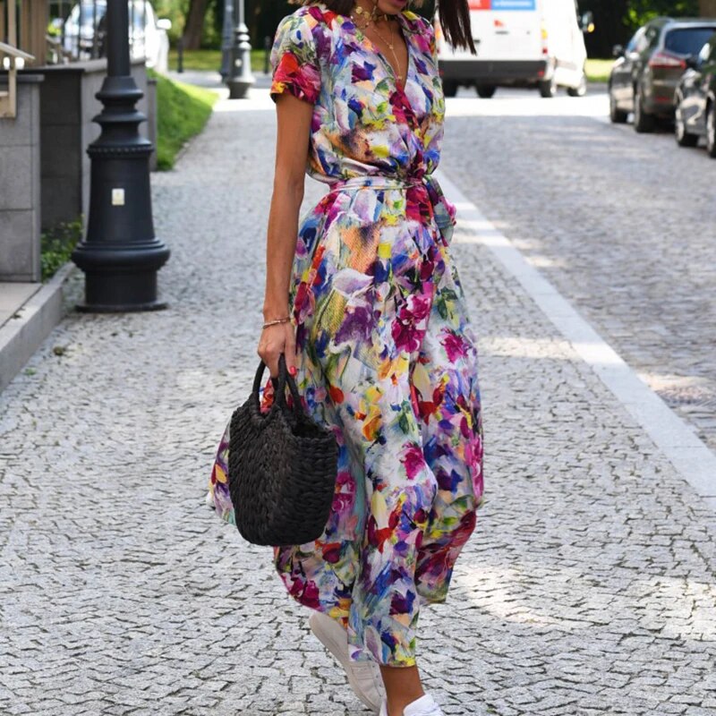 Anna - Vestido de Mujer con estampado floral primavera/verano