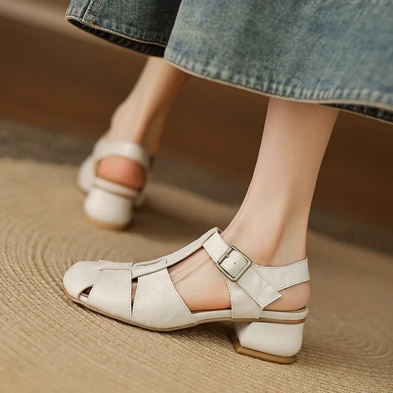Coralia - Zapatos de Tacón Chunky para Mujer