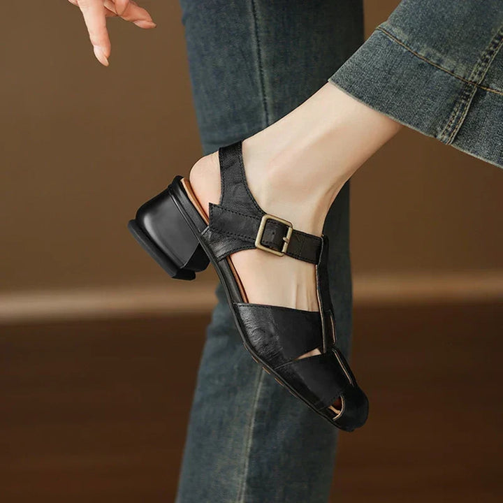 Coralia - Zapatos de Tacón Chunky para Mujer