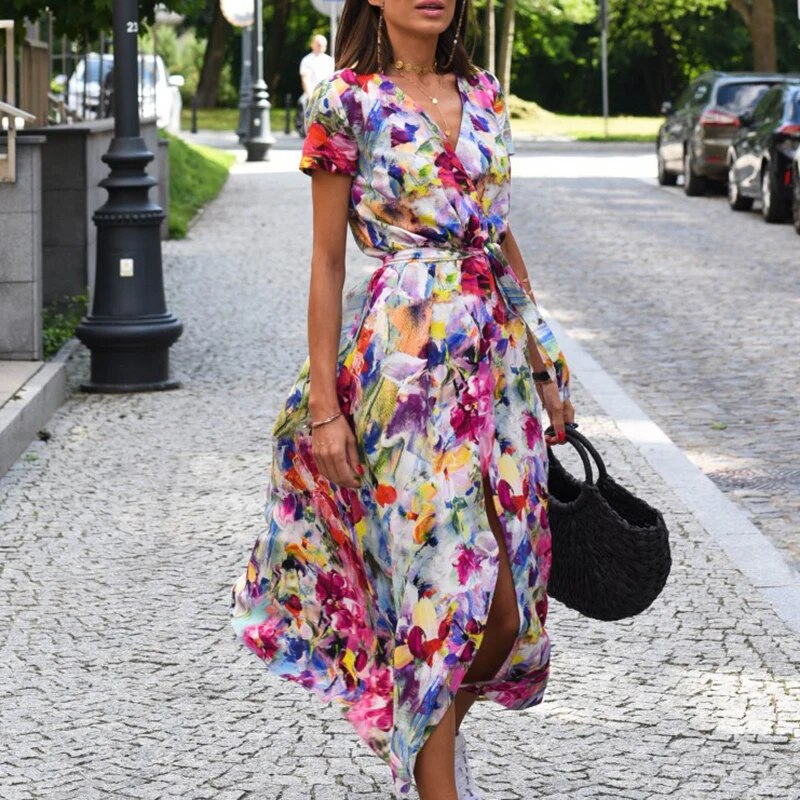 Anna - Vestido de Mujer con estampado floral primavera/verano