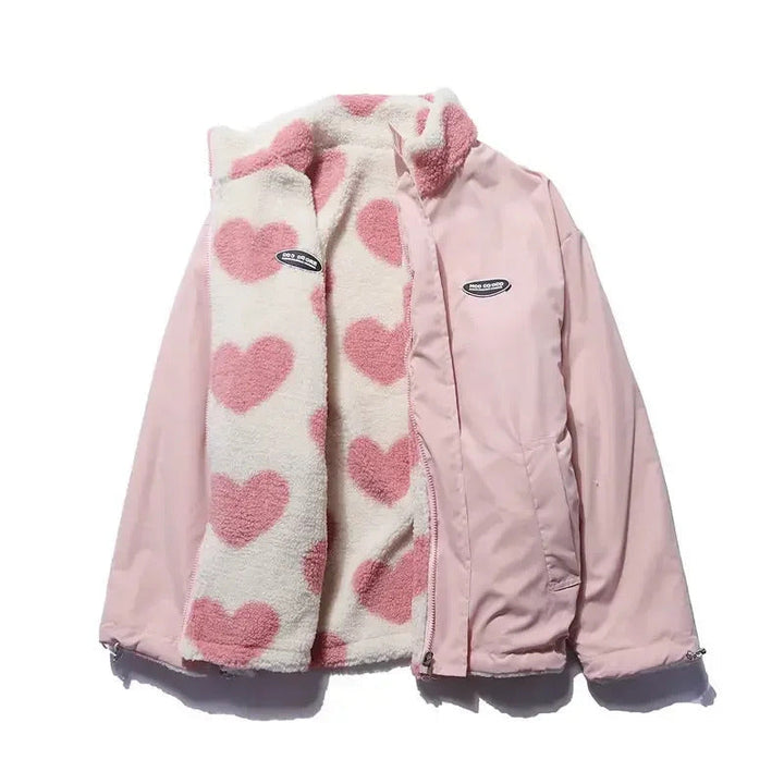 Madison | Chaqueta reversible con corazones