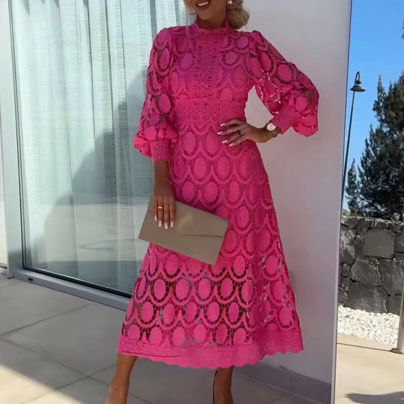 Charlize - Vestido romántico de encaje para Mujer