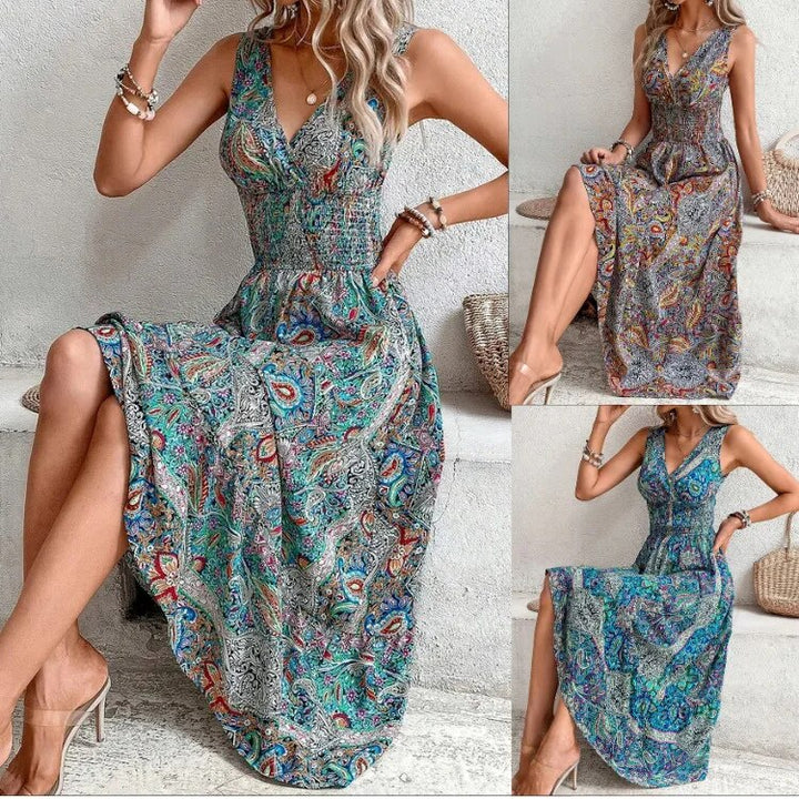 Marie™ Vestido bohemio sin mangas para mujer