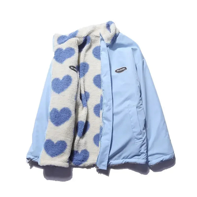 Madison | Chaqueta reversible con corazones