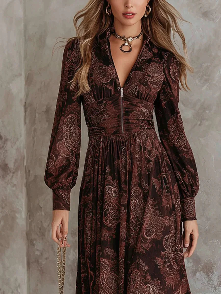 Cloe | Vestido largo vintage para Mujer