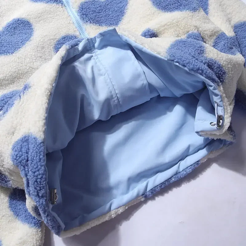 Madison | Chaqueta reversible con corazones