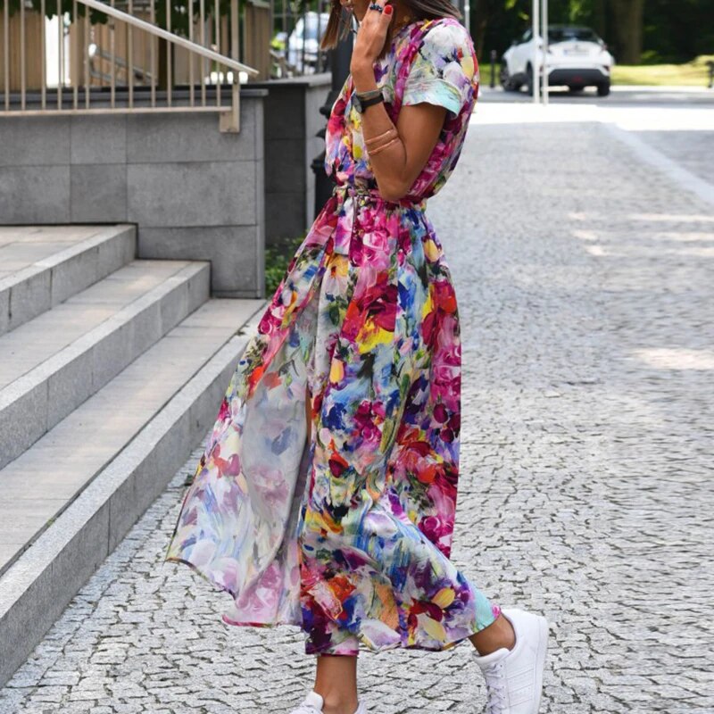Anna - Vestido de Mujer con estampado floral primavera/verano