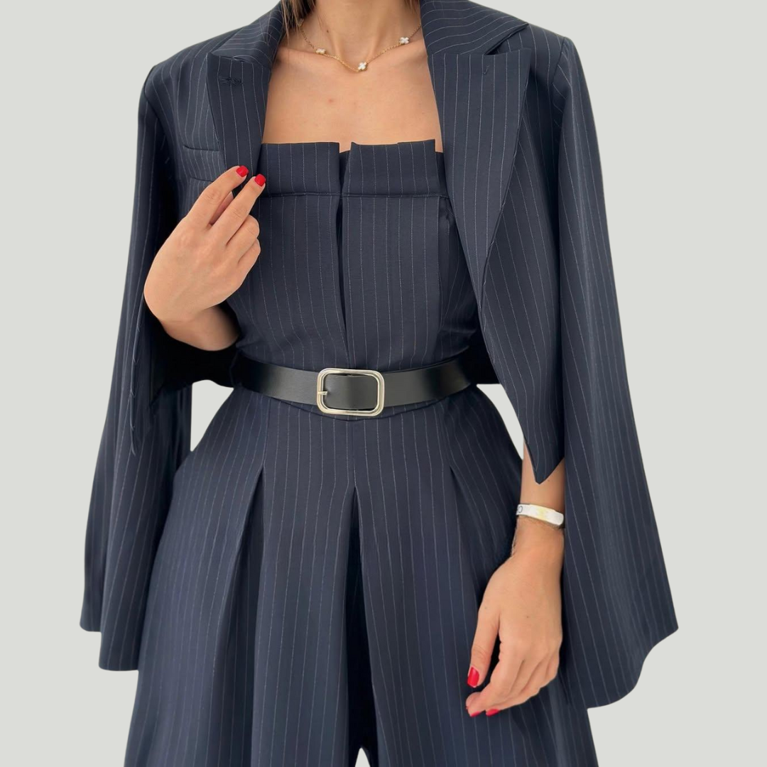 Julia | Conjunto Mujer Bustier + Chaqueta – Estilo Elegante y de Tendencia