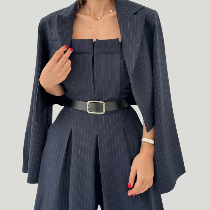 Julia | Conjunto Mujer Bustier + Chaqueta – Estilo Elegante y de Tendencia