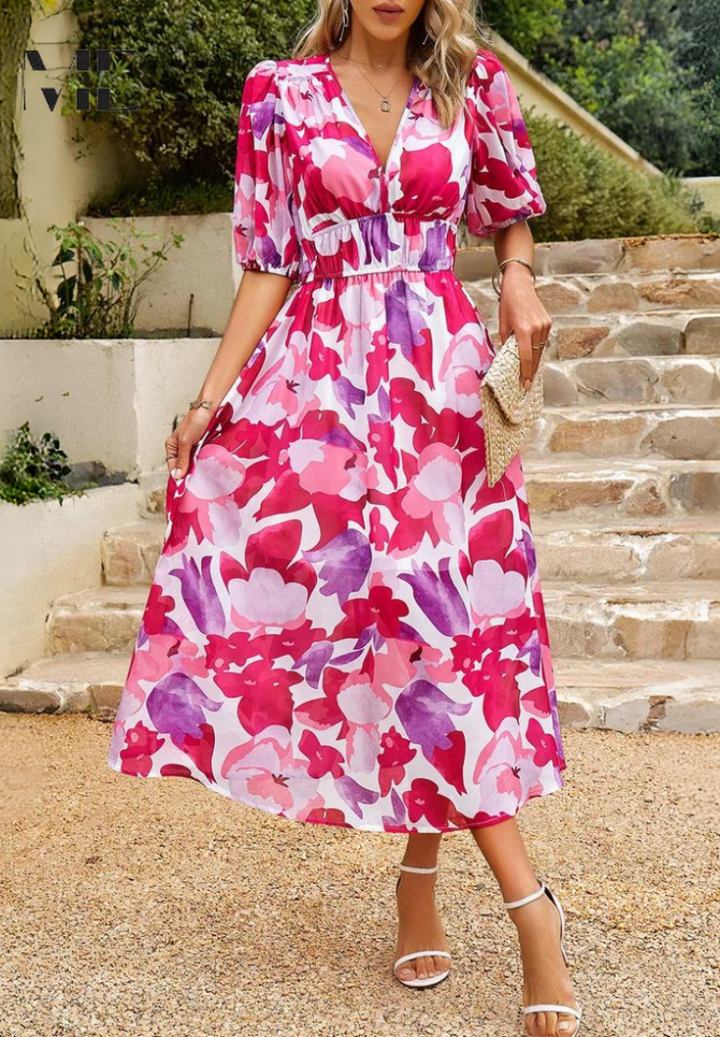 Hannah™ | Vestido floral elegante y versátil