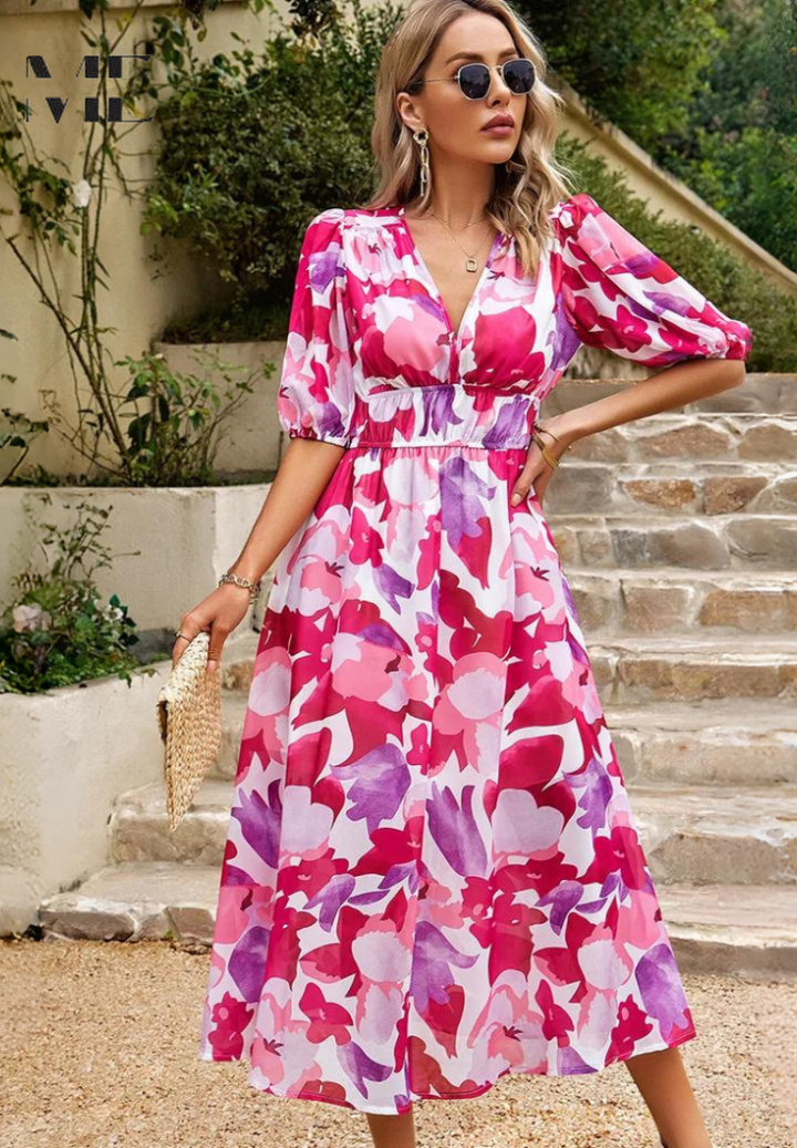 Hannah™ | Vestido floral elegante y versátil