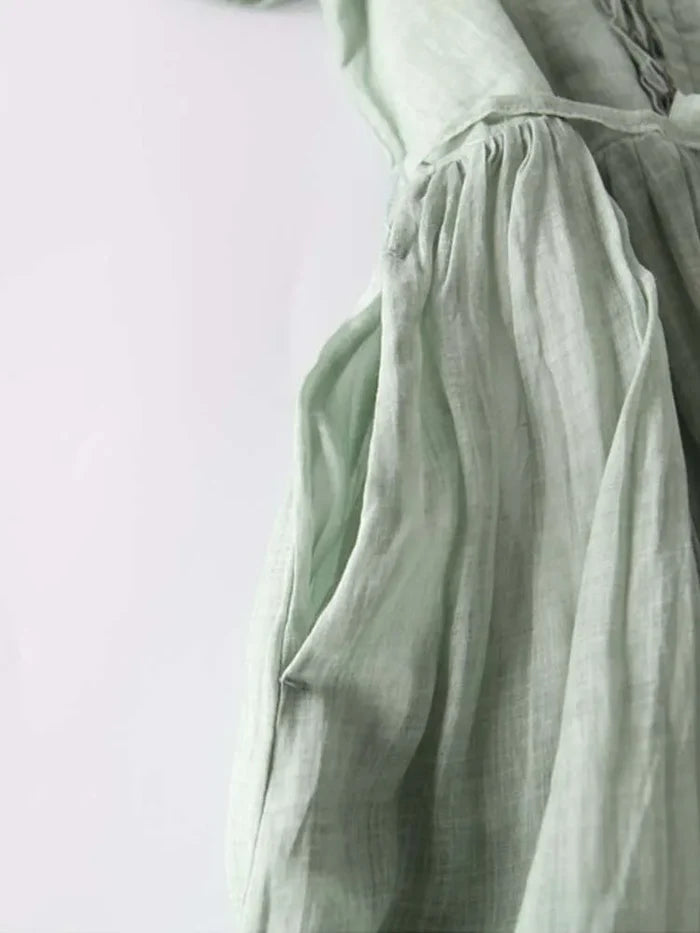 Laura - Elegant Linen Dress for Women