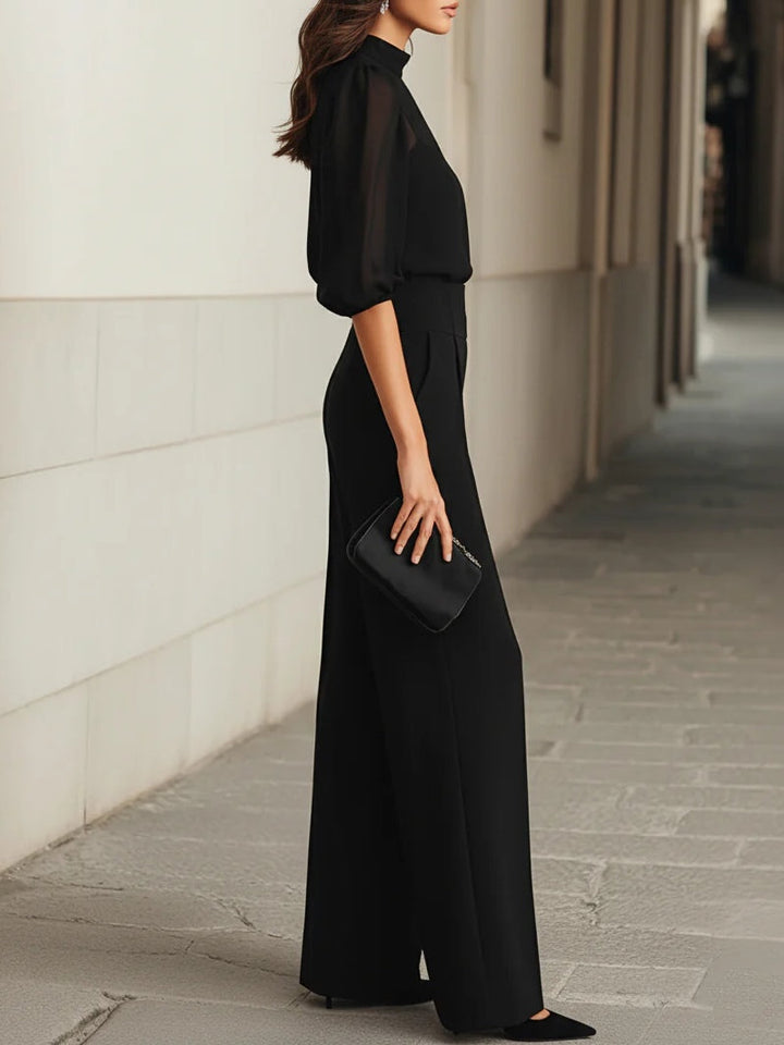 Valentina | Conjunto de tres piezas negro para Mujer