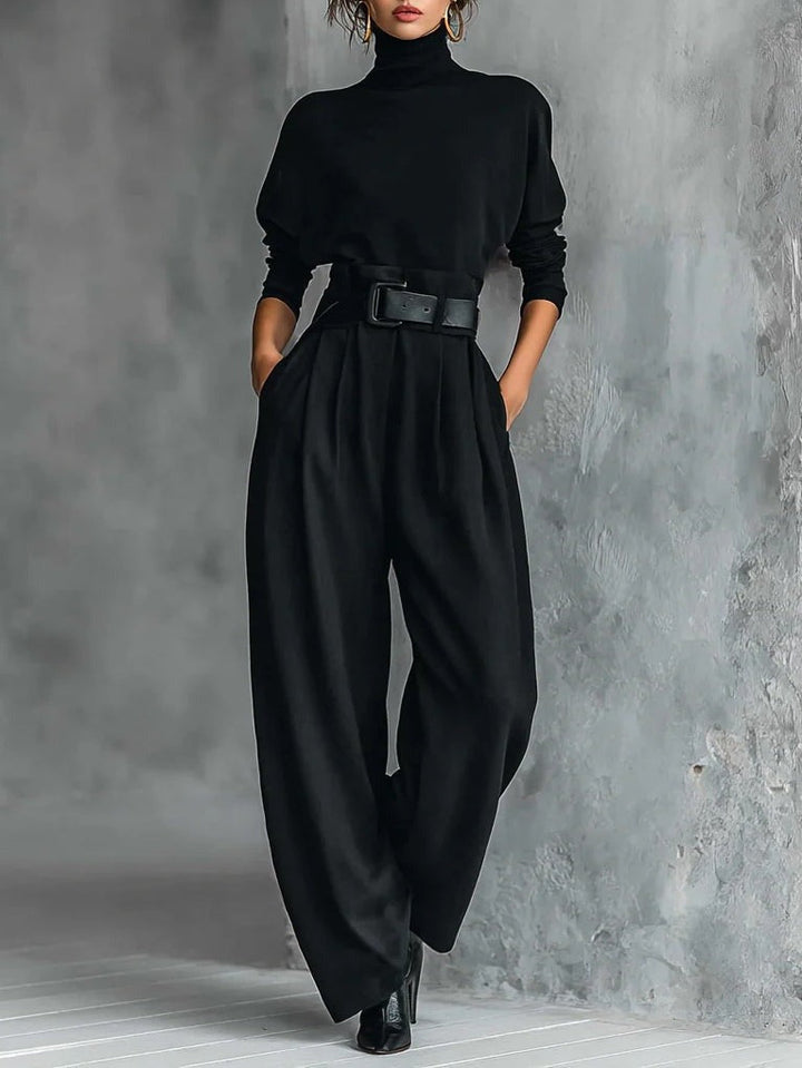 JULIET | Conjunto de cuello alto y pantalón recto