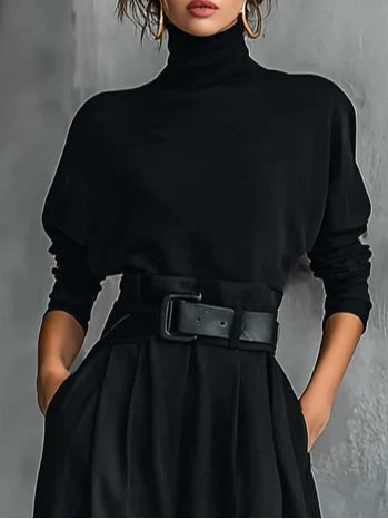 JULIET | Conjunto de cuello alto y pantalón recto