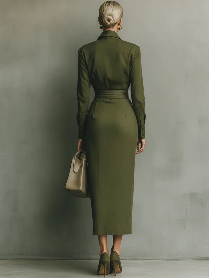 Narelle - Vestido Elegante Envolvente