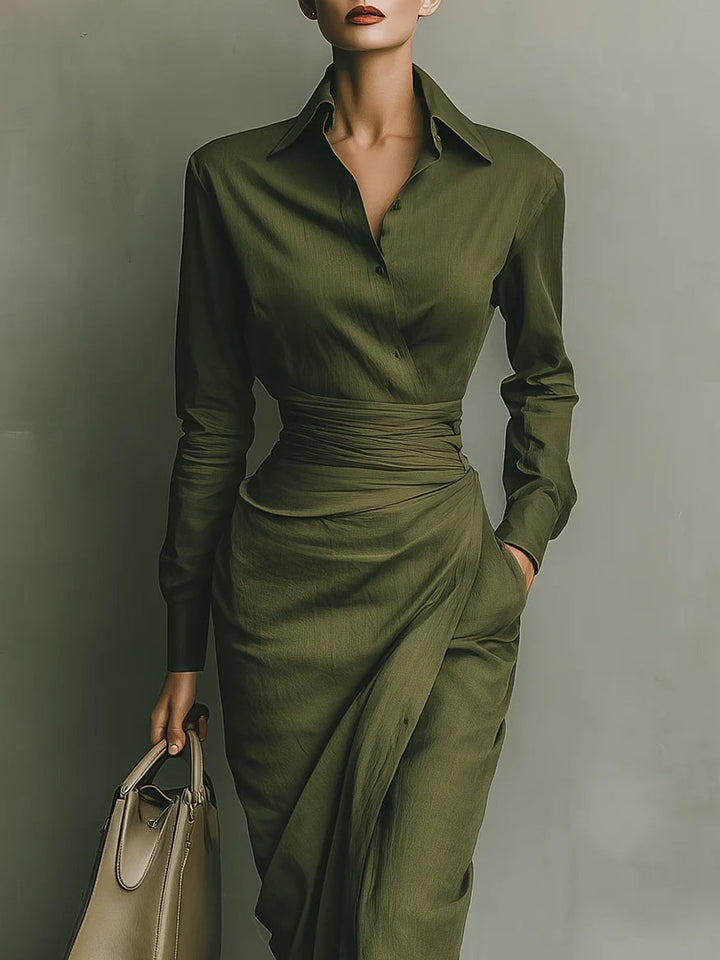 Narelle - Vestido Elegante Envolvente