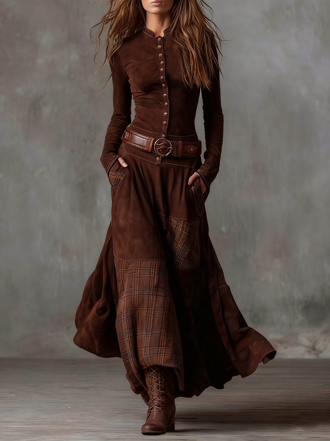 Azucena - Vestido con cinturón