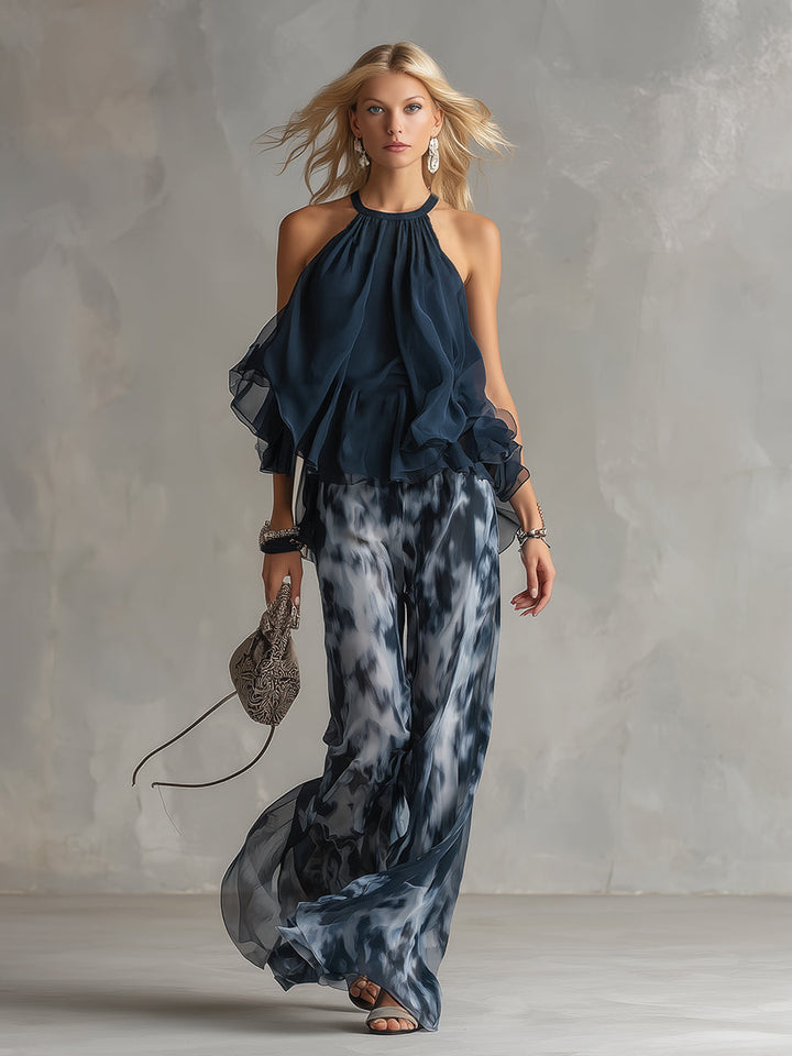 Aubrey | Conjunto de Elegancia de Dos Piezas para Mujer