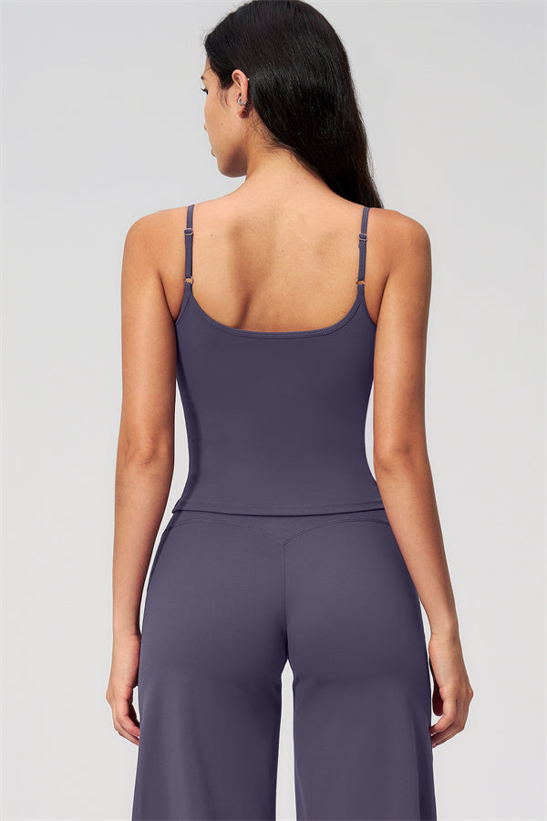 Nexus - El Conjunto de Top de Tirantes y Pantalones Cortos de Pierna Ancha para Mujer
