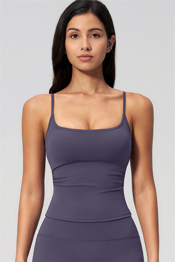 Nexus - El Conjunto de Top de Tirantes y Pantalones Cortos de Pierna Ancha para Mujer