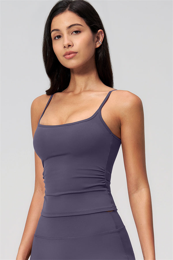 Nexus - El Conjunto de Top de Tirantes y Pantalones Cortos de Pierna Ancha para Mujer