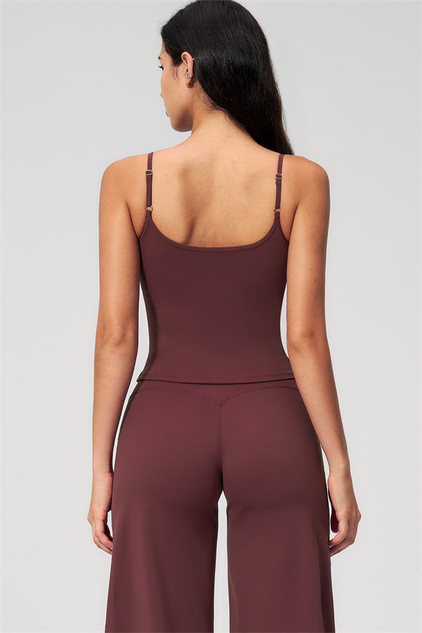 Nexus - El Conjunto de Top de Tirantes y Pantalones Cortos de Pierna Ancha para Mujer