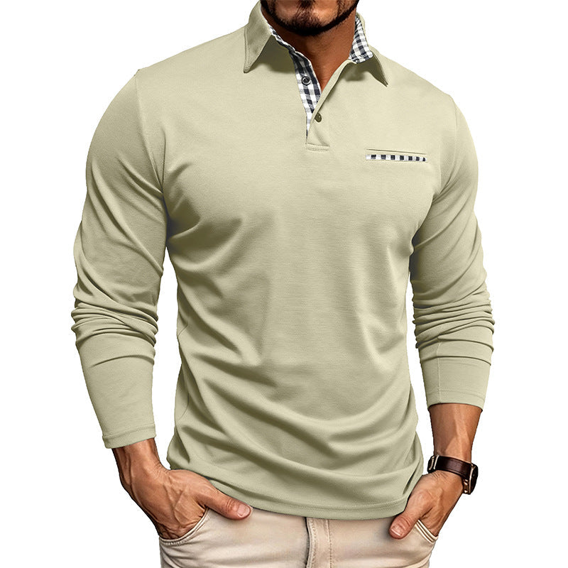 William - Polo Premium de Manga Larga para Hombre