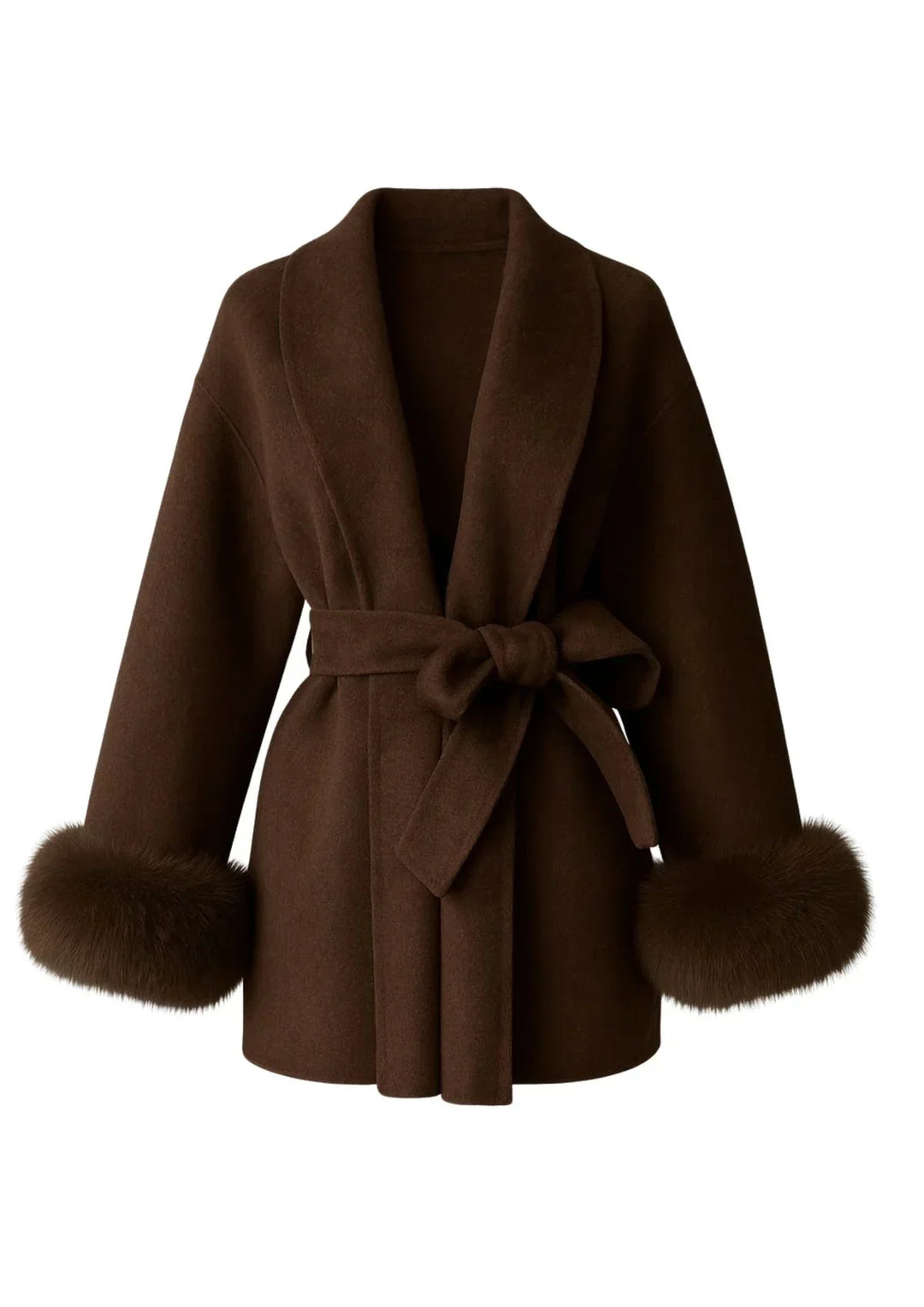 Arctic Grace | Elegante abrigo de lana