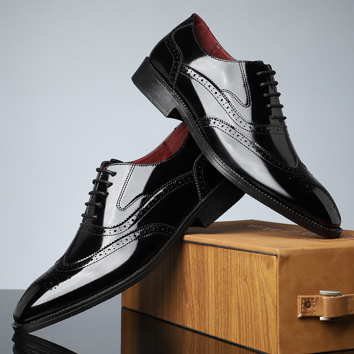 Arnau | Zapatos Brogue de Cuero Hombre Blucher Wingtip