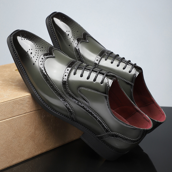 Arnau | Zapatos Brogue de Cuero Hombre Blucher Wingtip