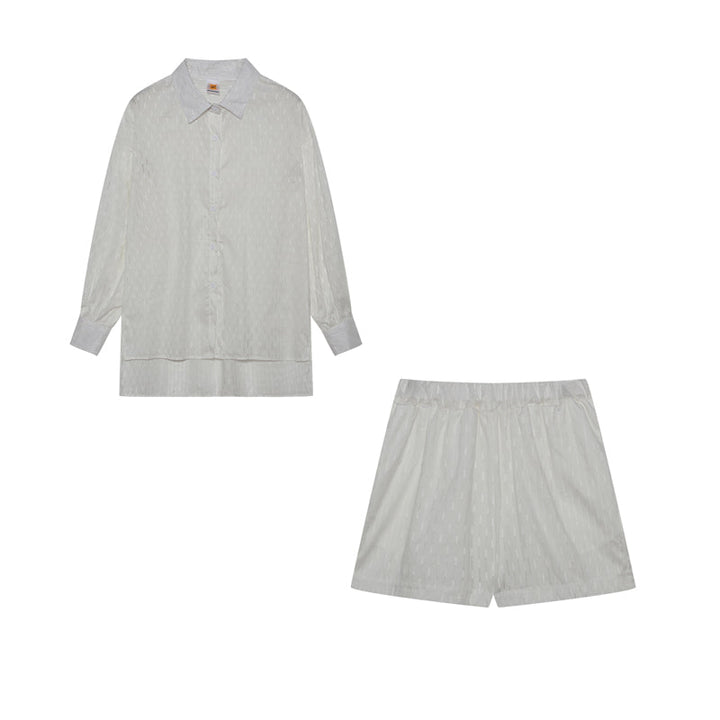 Maud | Conjunto elegante de camisa y pantalones cortos