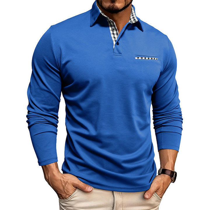 William - Polo Premium de Manga Larga para Hombre