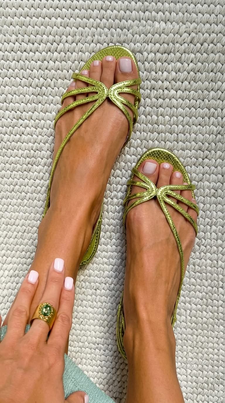 Ginevra | Sandalias Doradas Elegancia Veraniega para Mujer