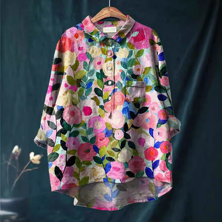 MARIA™ - BLUSA CON ESTAMPADO FLORAL