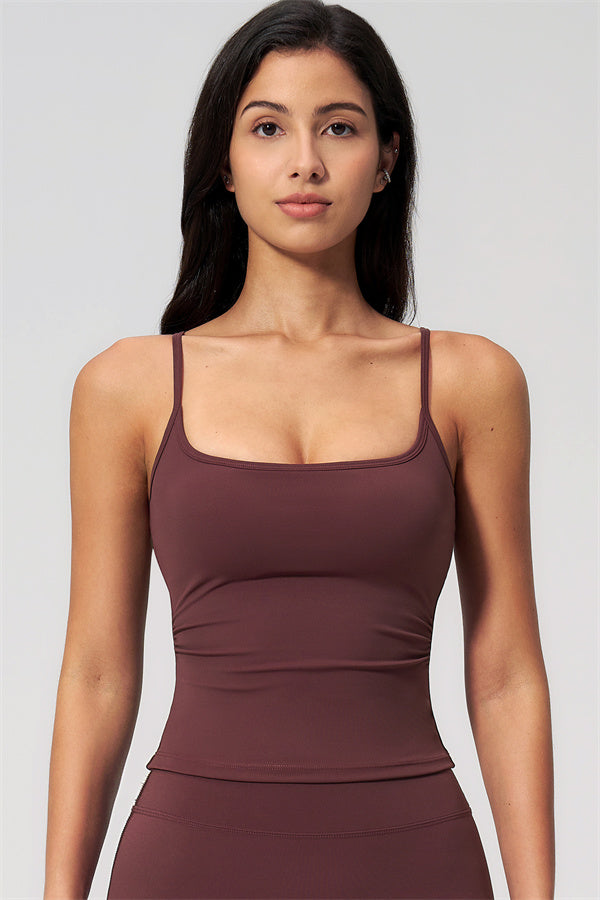 Nexus - El Conjunto de Top de Tirantes y Pantalones Cortos de Pierna Ancha para Mujer