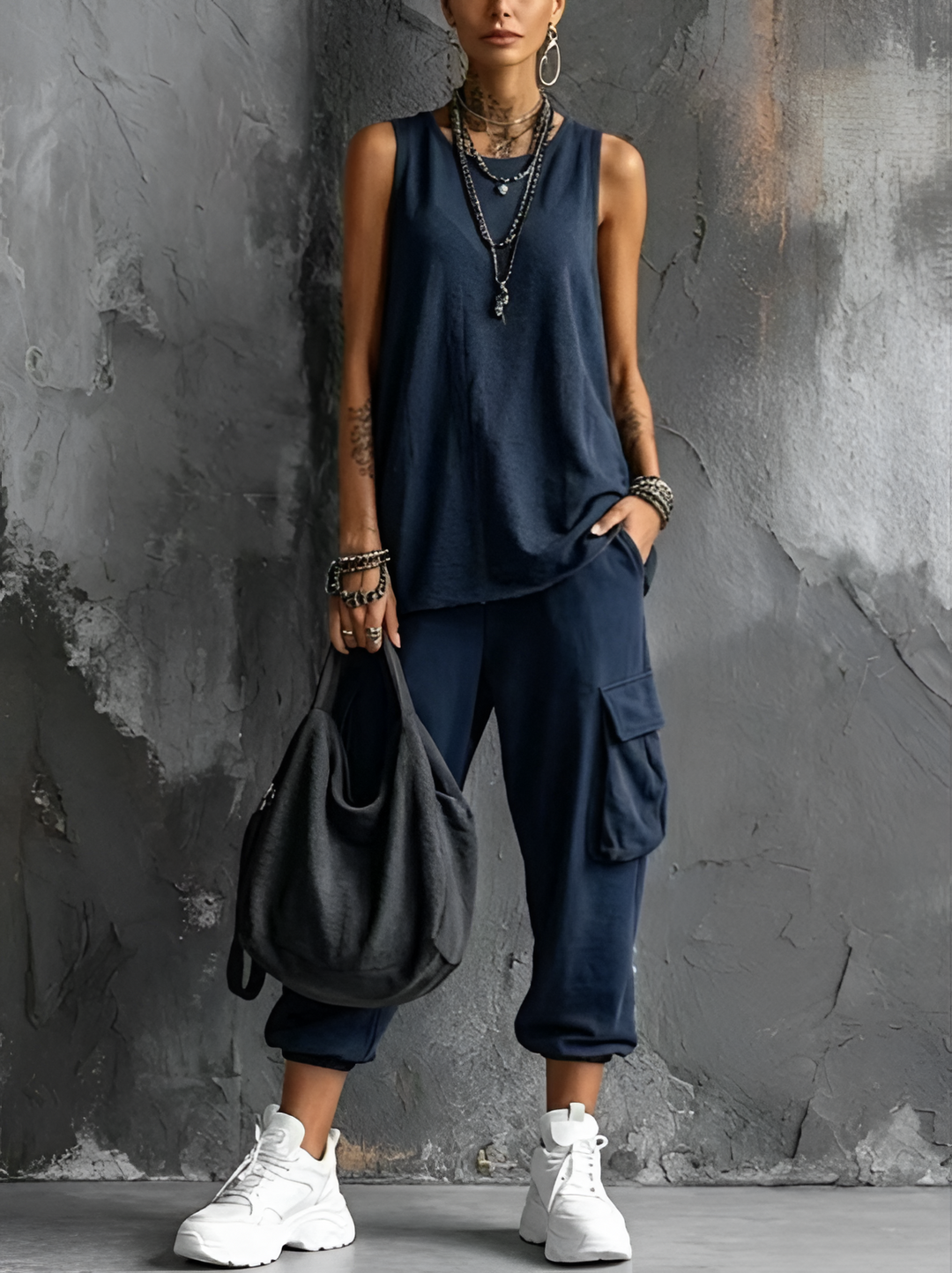 Noemi | Conjunto casual de comodidad urbana para mujer