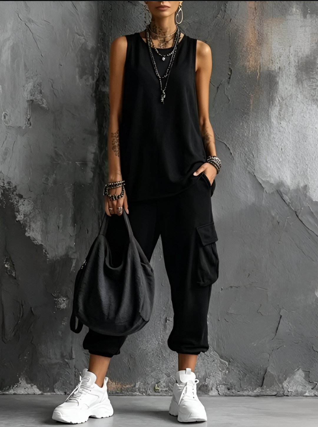 Noemi | Conjunto casual de comodidad urbana para mujer
