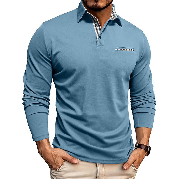 William - Polo Premium de Manga Larga para Hombre