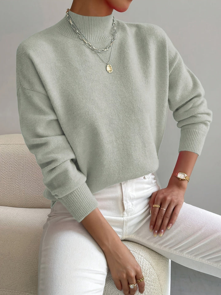 Maria | Suéter de cuello alto elegante y cómodo