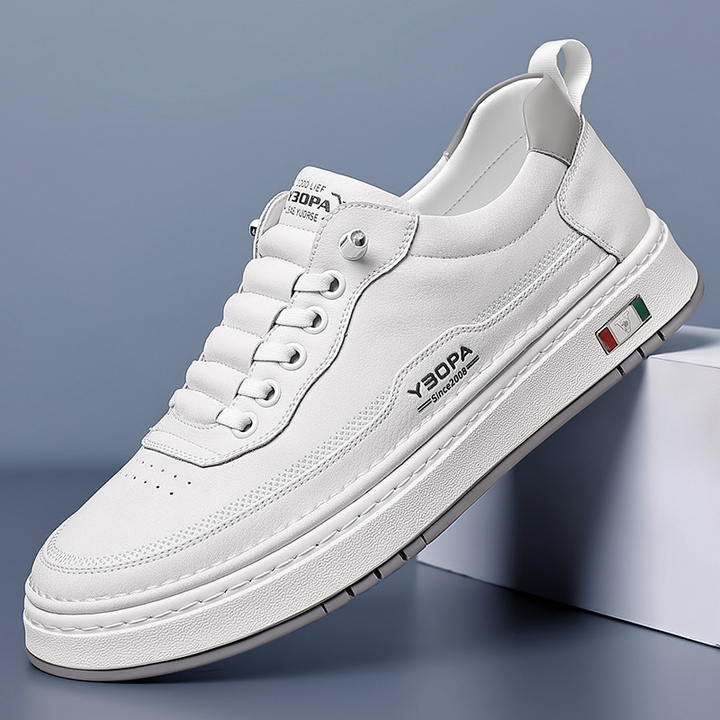 Mateo | Zapatillas Casual de Cuero Hombre Suela Acolchada