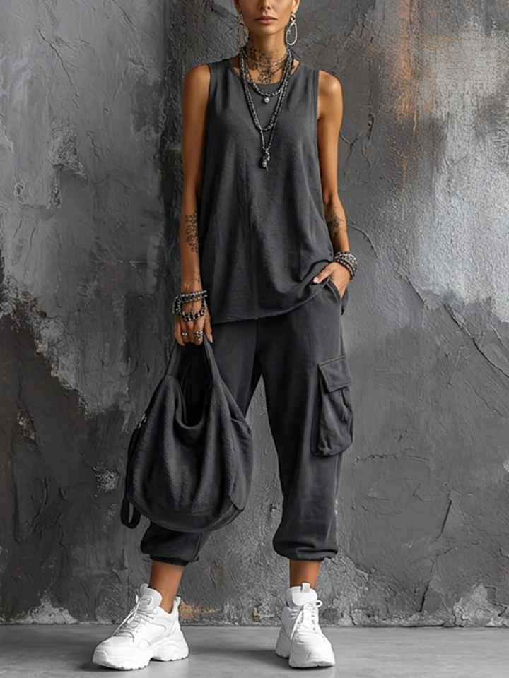 Noemi | Conjunto casual de comodidad urbana para mujer
