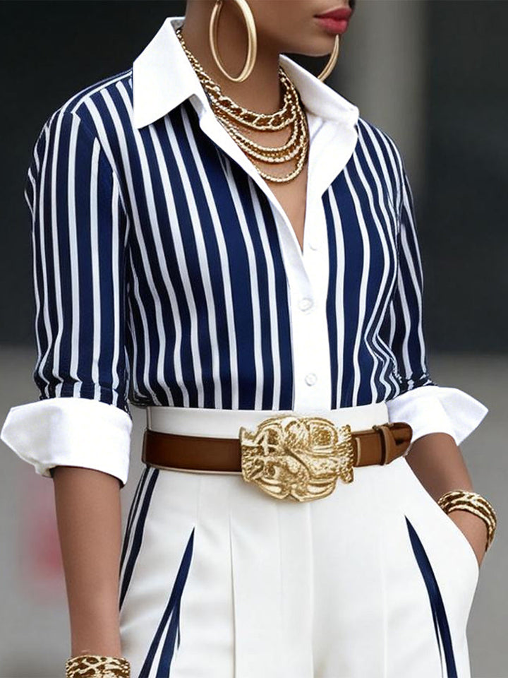 Susana - Conjunto de camisa y pantalones para Mujer