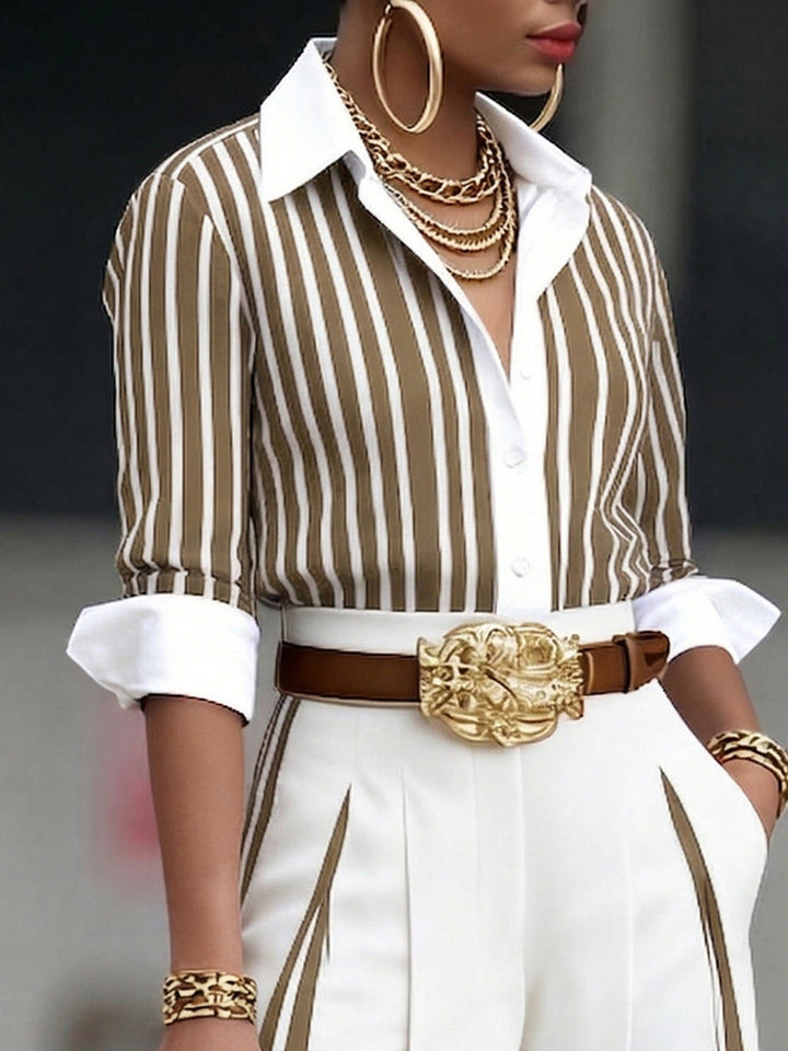 Susana - Conjunto de camisa y pantalones para Mujer